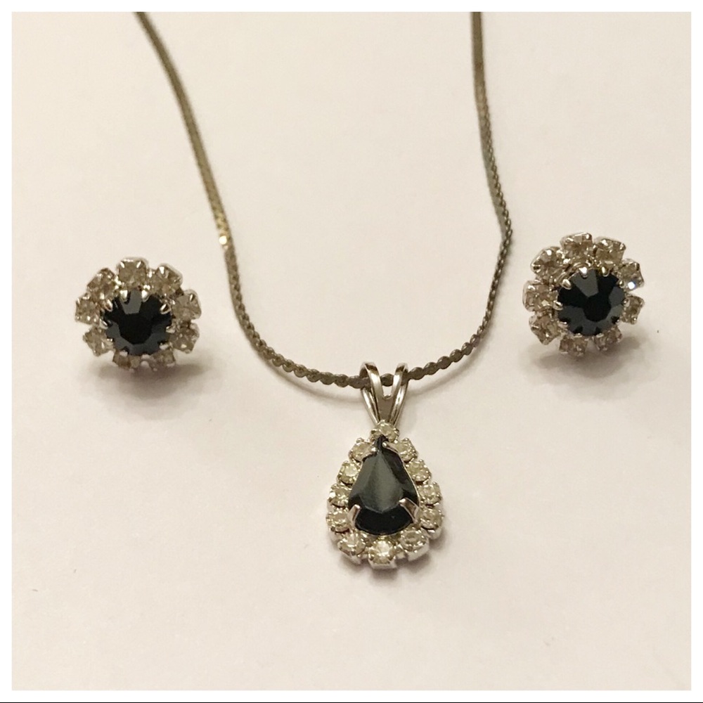 Vintage Black Costume Jewelry